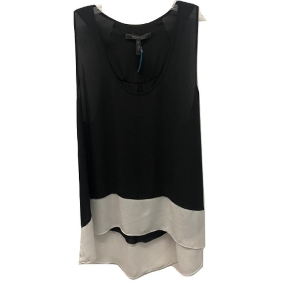 BCBGMaxAzria Sheer "Allison" Tank, Size M - Picture 1 of 2